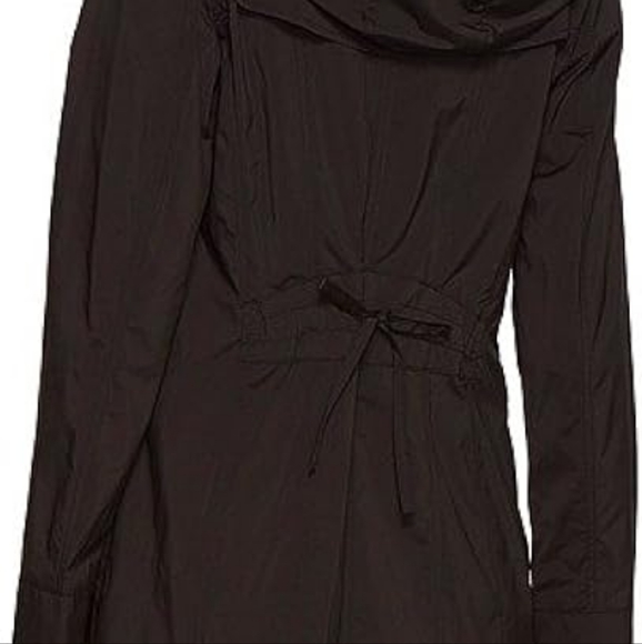 XS/TP Cole Haan Women's Packable Rain Jacket with Hood and Bow XS/TP - Picture 4 of 13